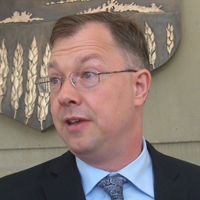 Lawyer John Carpay is shown in a 2012 file photo. Carpay, president of the Calgary-based Justice Centre for Constitutional Freedoms, and another lawyer are facing charges under the Law Society of Manitoba. THE CANADIAN PRESS/Bill Graveland