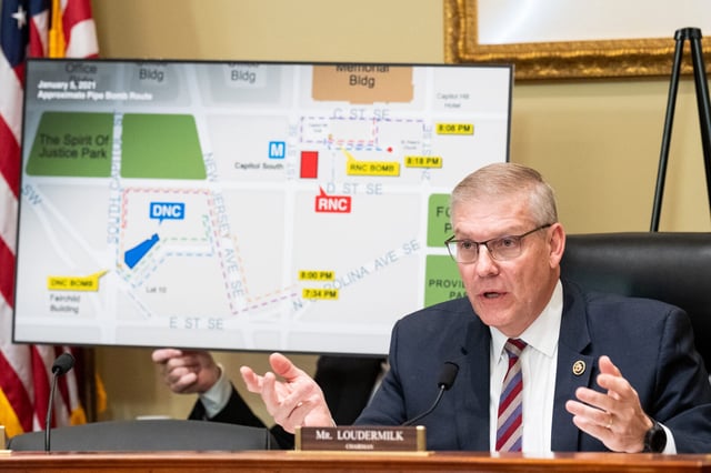 Rep. Barry Loudermilk questions witnesses during a House Administration subcommittee hearing last year. Now the Georgia Republican will get another crack at reinvestigating the events of Jan. 6, 2021.