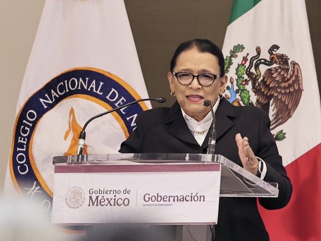 Rosa Icela Rodríguez Velázquez, secretaria de Gobernación