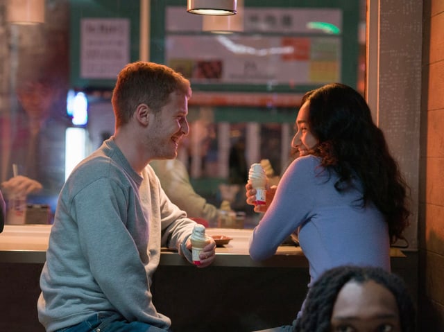 Fred Hechinger and Sebiye Behtiyar in "Preparation for the Next Life." (Jaclyn Martinez/Amazon MGM Studios/TNS)