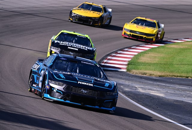 Austin Cindric wins NASCAR Cup Series race at World Wide Technology Raceway (Photo by Logan Riely/Getty Images)