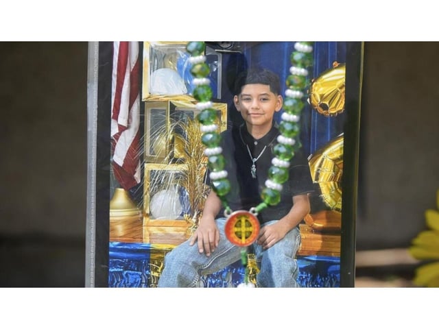 Julián Guzmán, el nene de 11 años asesinado de un disparo por un vecino en Houston.