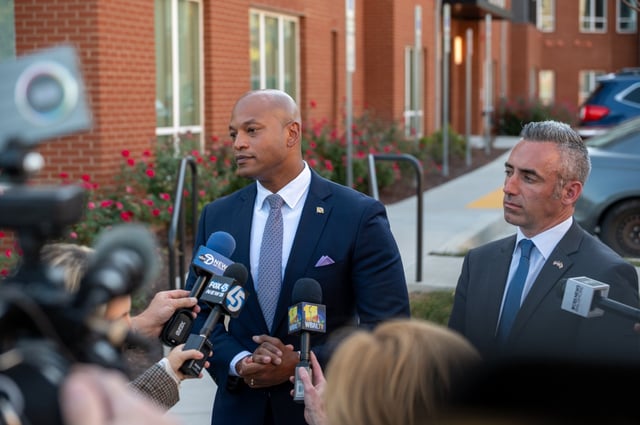 After his announcement and signing of the housing executive order, Governor Wes Moore takes questions from the media about his housing goals and about President Donald Trump’s push to mobilize the national guard in Baltimore.