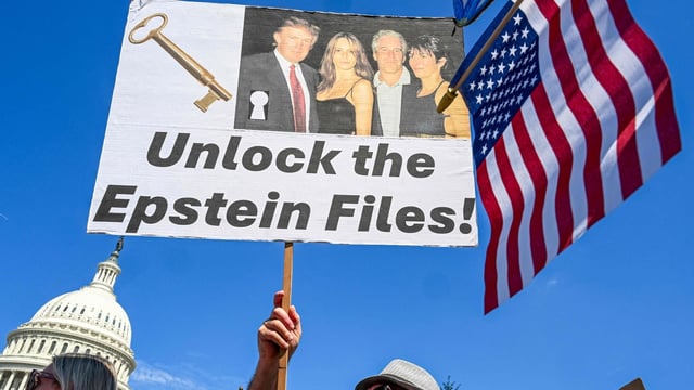 The video of Joseph Schnitt, posted by right-wing activist James O'Keefe, shows the rift in the MAGA base over the Epstein client list. 