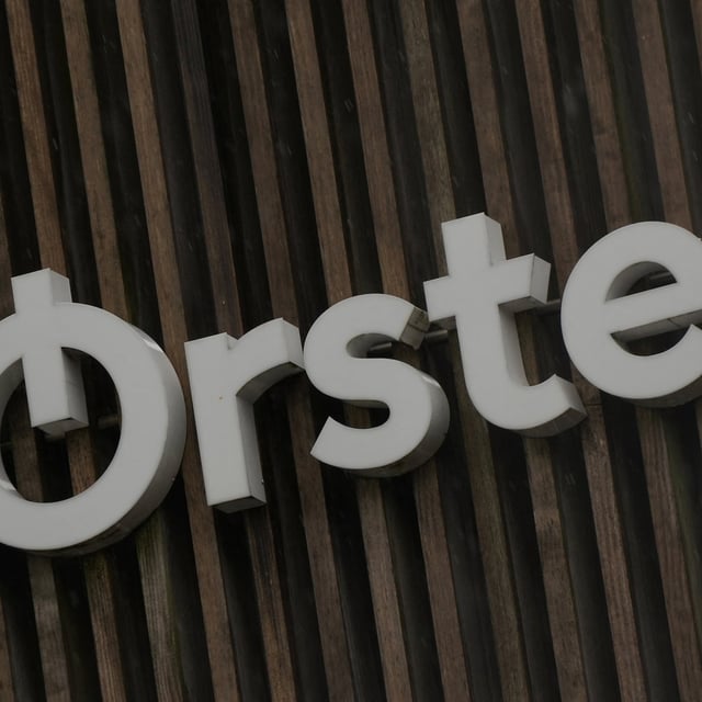 A view shows the logo of the company Orsted at its offices in Gentofte, Denmark September 5, 2025. REUTERS/ Tom Little