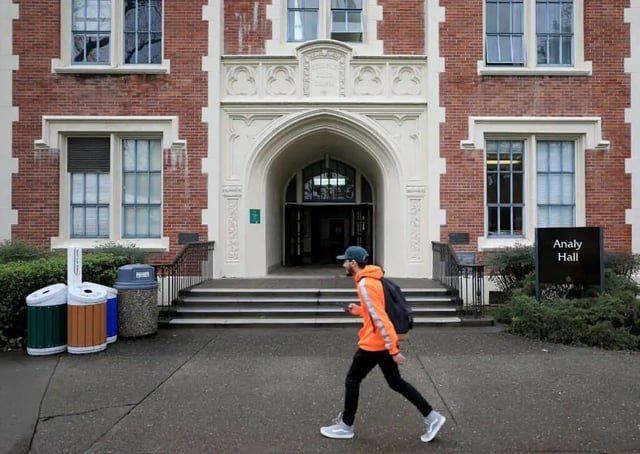 The front entrance to Analy Hall on the Santa Rosa Junior College campus in Santa Rosa. (Kent Porter / Press Democrat file photo)