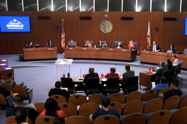 Members of the Norwalk City Council voted to extend a moratorium on emergency shelters and supportive housing on Sept. 17, 2024.