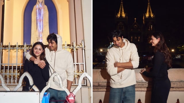 Ahaan Panday and Aneet Padda celebrating 50 days of Saiyaara.