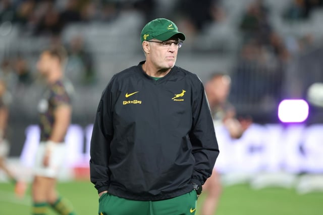 South Africa coach Rassie Erasmus has made seven changes for the second New Zealand Test