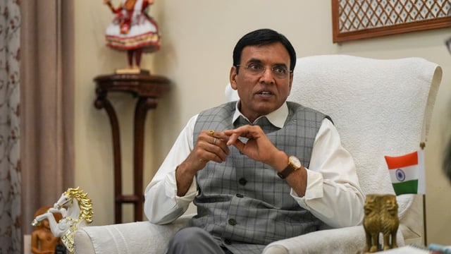 Union Minister Mansukh Mandaviya. PTI