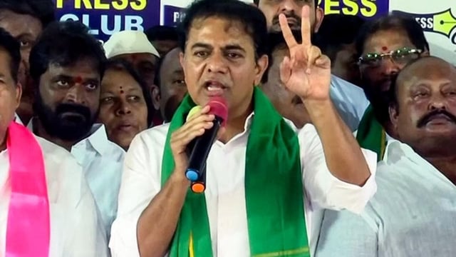 BRS working oresident KT Rama Rao (ANI Grab)