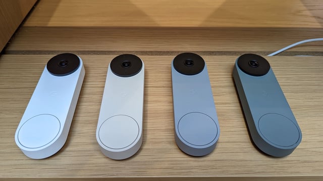 Google Nest Doorbell wired (2nd gen) at Google's Fall 2022 event