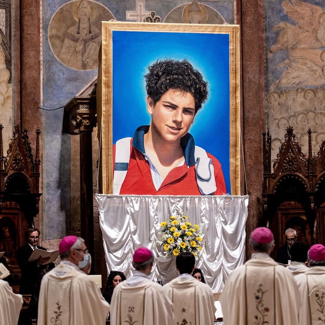 Carlo Acuti, who is being canonised as a saint by the Catholic Church.