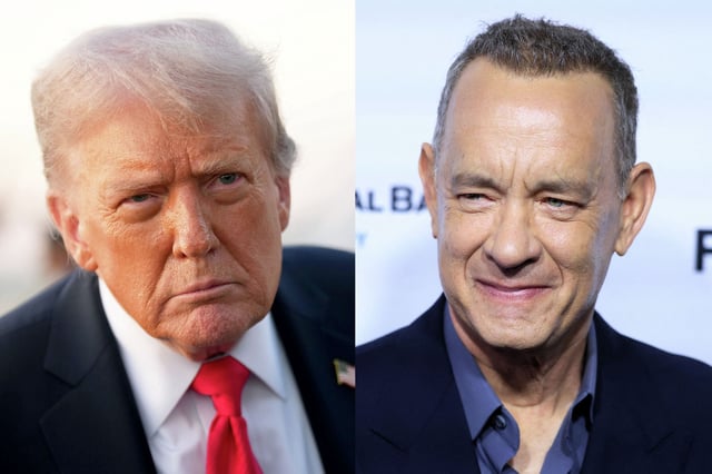 President Donald Trump praised West Point’s decision to cancel an award ceremony for Tom Hanks, lashing out at the Oscar-winning actor as “woke” and “destructive.”