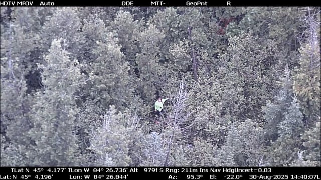 A missing California woman was lost in Pigeon River State Forest overnight while participating in a YouTube survival challenge, according to troopers.