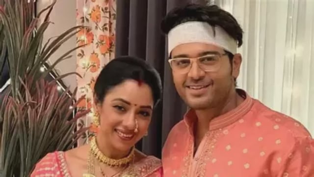 Gaurav Khanna and Rupali Ganguly's still from Anupamaa.