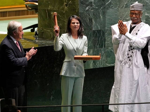 Annalena Baerbock tritt ihr Amt als Präsidentin der UN-Vollversammlung an.