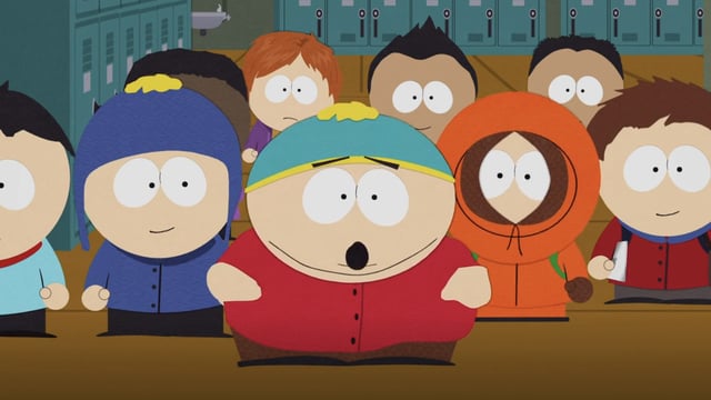 Craig, Cartman, Kenny, and Clyde in South Park Season 27