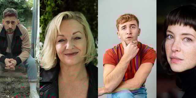 Michael Socha, Christine Tremarco, Callum Scott Howells, and Annes Elwy will lead Deadpoint. (Bjorn Franklin/Alex Hurst/The Other Richard/Warren Orchard)