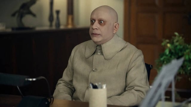 Fred Armisen as Uncle Fester in Wednesday