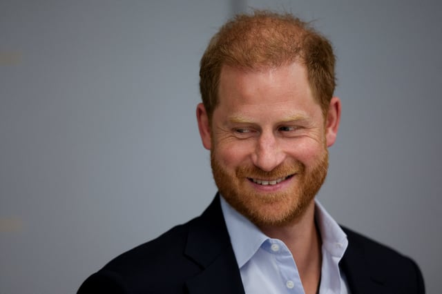 Britain's Prince Harry visits the Centre for Blast Injury Studies at Imperial College London, in London, Britain, September 10, 2025. REUTERS/Suzanne Plunkett/Pool