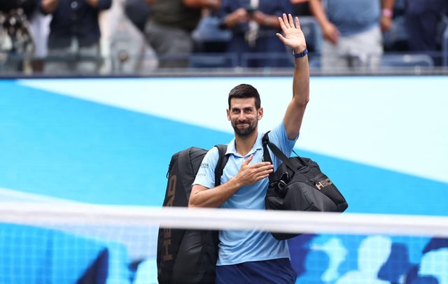 Djokovic, tras caer ante Alcaraz en Nueva York.