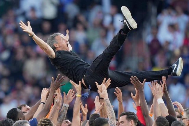 PSG football club manager Luis Enrique