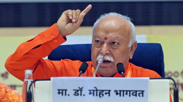 Mohan Bhagwat started working as an RSS 'pracharak' about 50 years ago and became its sarsanghchalak (chief) in March 2009.