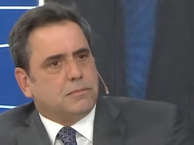 Lisandro Catalán, ministro de Interior nacional.