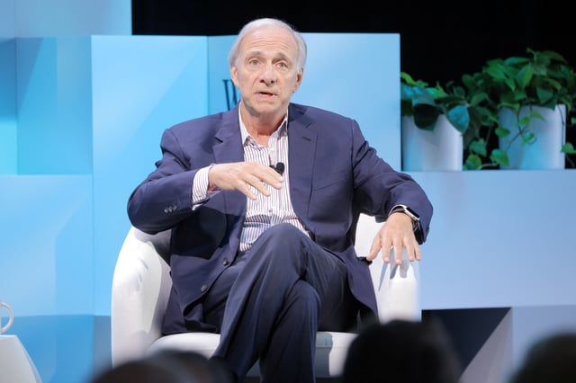 Ray Dalio, Founder of Bridgewater Associates, speaks at The Wall Street Journal’s Future of Everything Festival in New York City, U.S., May 22, 2024. REUTERS/Andrew Kelly/File Photo