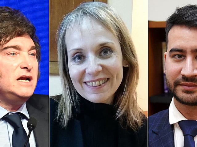 - FTP CLARIN Javier Milei Ursula Basset y Nahuel Sotelo.jpg Z Invitado