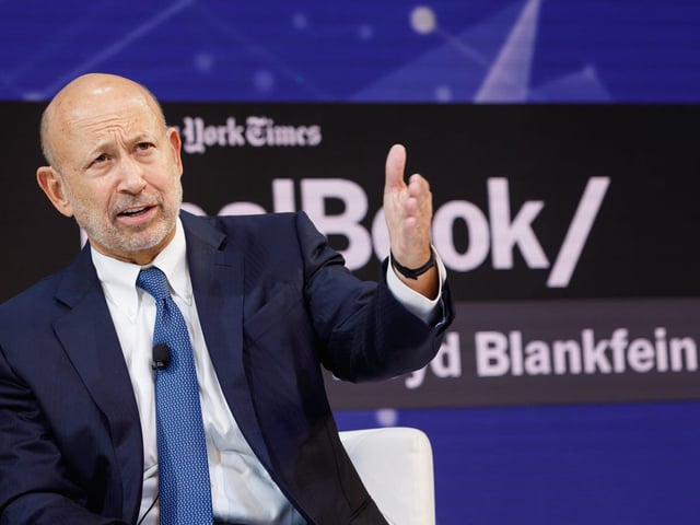 Former Goldman Sachs CEO Lloyd Blankfein
