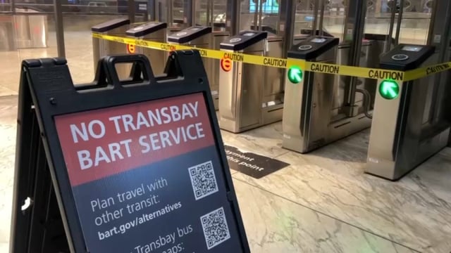BART service shut down on Sept. 5 due to a network issue.