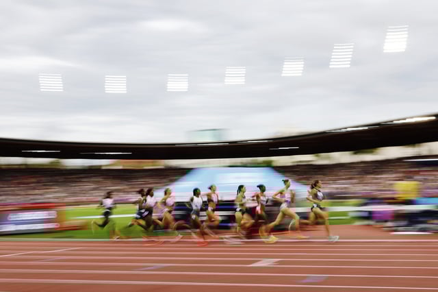 Athletics - Diamond League - Final - Zurich - Letzigrund, Zurich, Switzerland - August 28, 2025 General view during the Women's 3000m Final REUTERS/Stefan Wermuth/File Photo