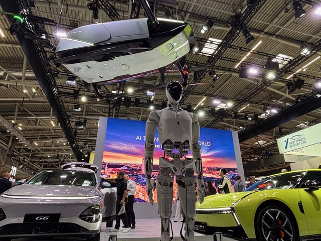 IAA-Messestand von Xpeng 