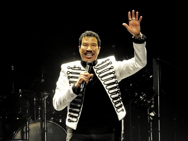 Lionel Richie en el estadio Movistar Arena. Foto Martín Bonetto
