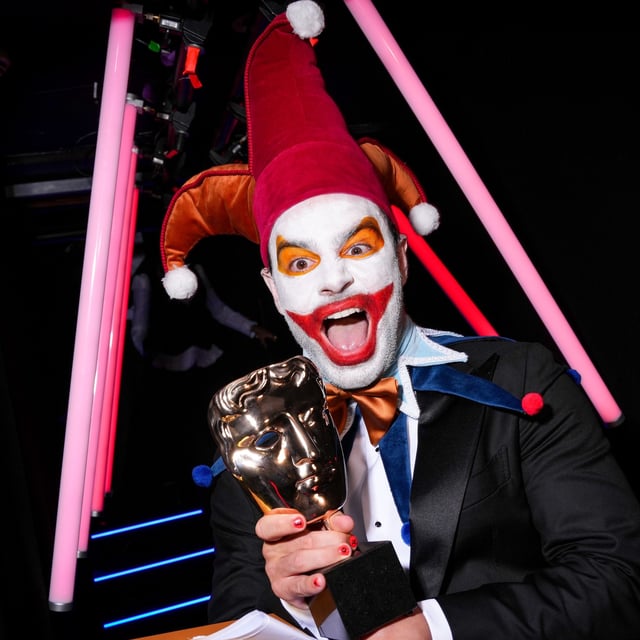 LONDON, ENGLAND - APRIL 8: Ben Starr, winner of the Debut Game Award for 'Balatro', poses backstage during the BAFTA Games Awards 2025 at the Queen Elizabeth Hall on April 8, 2025 in London, United Kingdom. (Photo by Scott Garfitt/BAFTA via Getty Images)