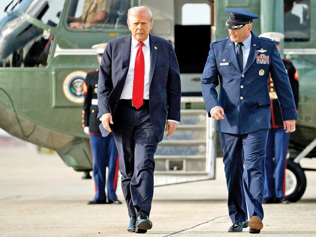 Donald Trump, presidente de EU.
