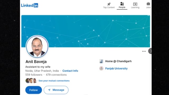 Chandigarh man’s LinkedIn post goes viral. Image Source: WarpFactorNin9/ Reddit