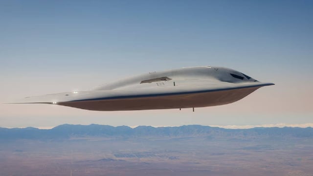 A second B-21 Raider commenced flight testing at Edwards Air Force Base in California. Credit: US Air Force.