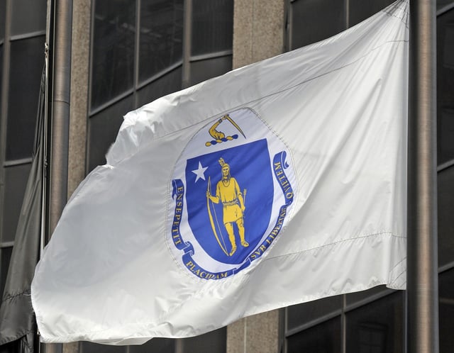 Why change the state flag? That's the question many are asking. (Patrick Whittemore/Boston Herald)