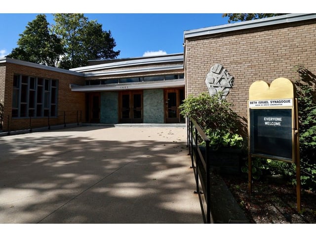  The Beth Israel synagogue in Halifax in a photo taken on Monday.