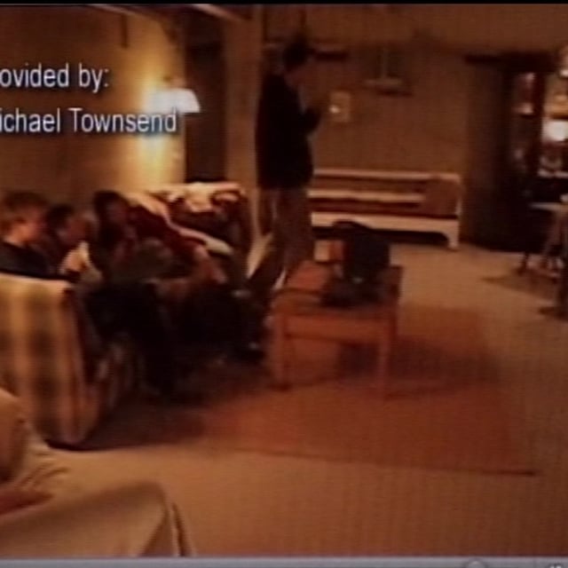 A still image from video shot by Michael Townsend shows the interior of a secret apartment at Providence Place that a group of artists occupied for four years.{ } { }