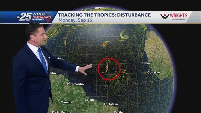 Heavy rain, Gabrielle possible