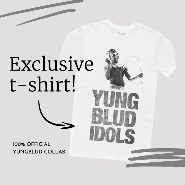 <p>Louder has teamed up with Yungblud for a world exclusive t-shirt, designed by the artist’s Creative Director, Tom Pallant. This shirt isn’t and will never be sold anywhere else in the world, and once it’s off sale, it’s gone. <a href="https://store.loudersound.com/products/exclusive-yungblud-t-shirt" target="_blank"><strong>Get yours now</strong></a><strong>.</strong></p>
