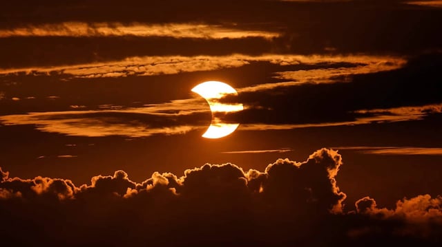 Partial Solar Eclipse  | Image: X