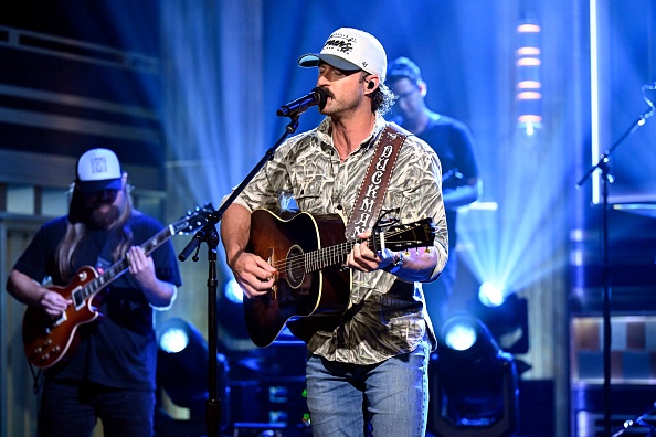Musical guest Riley Green performs on “The Tonight Show” on Sept. 4. The country star will play Saratoga Performing Arts Center in June 2026.