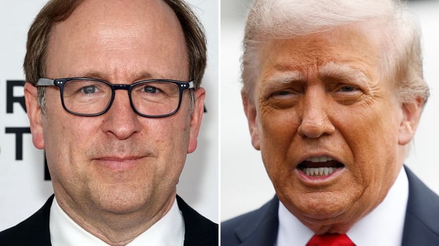 Jonathan Karl of ABC News and President Donald Trump. (Getty Images)