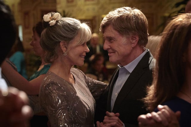 Jane Fonda, Robert Redford in "Our Souls at Night" from 2017.