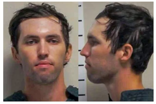 Robinson’s mugshot after his arrest
